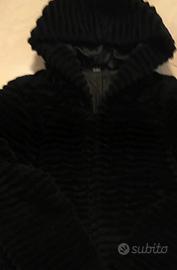 Pelliccia nera tg.M Zuiki