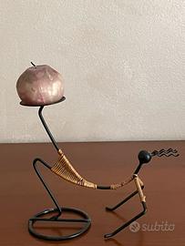 Portacandele vintage danese