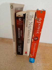 3 romanzi e un saggio in inglese