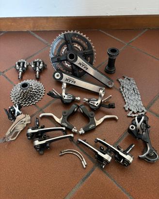 Gruppo shimano xtr m970 9v bici mtb