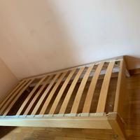 Struttura letto singolo con testata IKEA