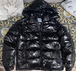 Giubbotto moncler nero lucido