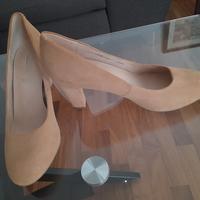 Décolleté camoscio cipria 5thAvenue n40 soft nuove