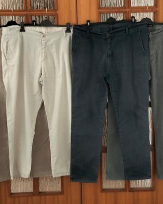 Lotto 4 Pantaloni Chino Uomo taglie 58/60