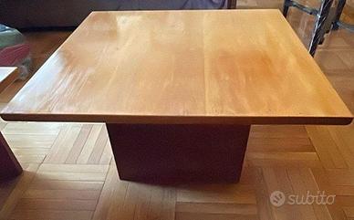 2 tavoli 90x90 legno vintage
