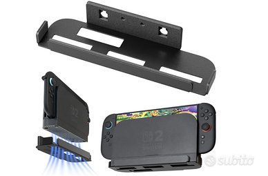 Supporto da parete in metallo per Nintendo switch