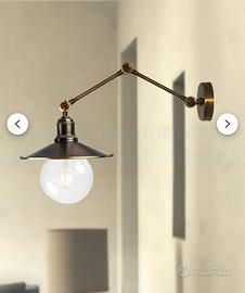 Lampade design in ottone da parete