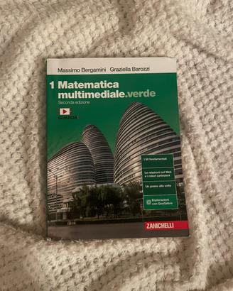 libro matematica multimediale verde - prima superi
