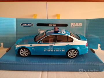 MODELLO BMW BERLINA 330 I POLIZIA NO BURAGO SCATOL