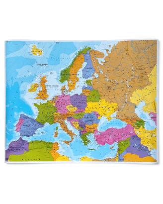 Mappa dell’europa fisica/politica con Tubo 42x53cm