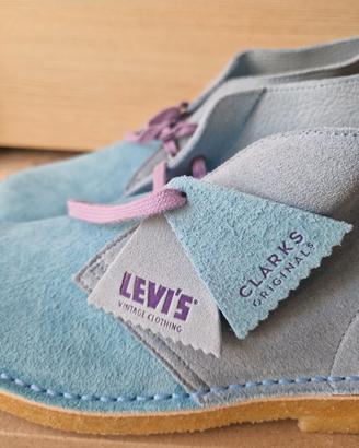 Clarks X Levis Desert Boot 41,5 7,5 blue