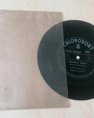 due dischi vinili flex anni '50