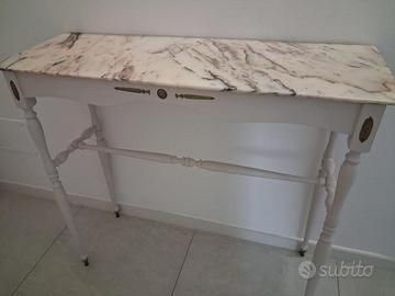 Mobile Consolle ingresso con piano in marmo