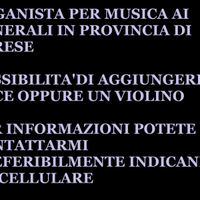 Organista musica funerale