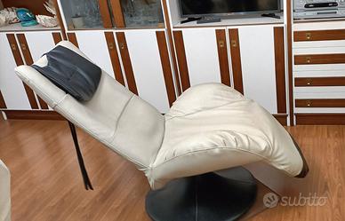 2 poltrone vintage reclinabili manualmente 40 € ca