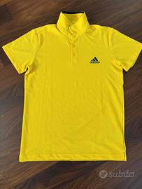 Adidas polo da tennis gialla