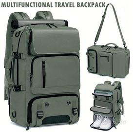 Set Zaino da trekking, Multiuso. Verde Militare