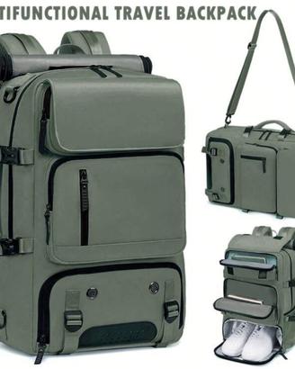 Set Zaino da trekking, Multiuso. Verde Militare