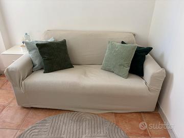 Divano letto con fodera