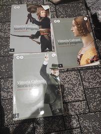 tre libri di testo di storia 