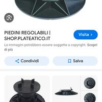 piedini regolabili