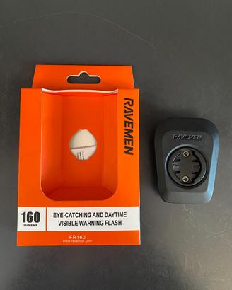 Ravemen FR160 luce bici Garmin 160 lumen USB-C com