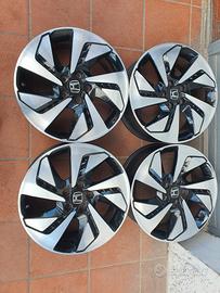 4 cerchi 18 originali Honda CR V Civic Accord Hr v