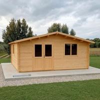 CASETTA DI LEGNO 36MQ OFFENBURG 9 - 595x595x268h