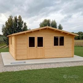 CASETTA DI LEGNO 36MQ OFFENBURG 9 - 595x595x268h