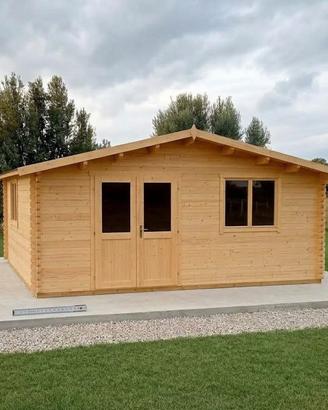 CASETTA DI LEGNO 36MQ OFFENBURG 9 - 595x595x268h