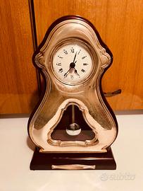 Orologio a pendolo da Tavolo in Argento