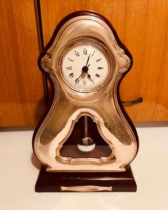 Orologio a pendolo da Tavolo in Argento