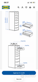 Cassettiera IKEA ALEX