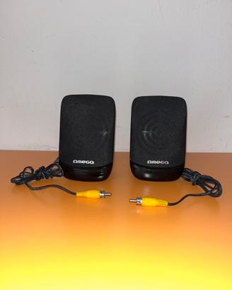 Coppia Altoparlanti Stereo PC Omega