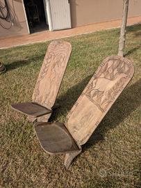 SEDIE IN LEGNO 