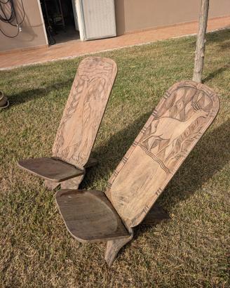 SEDIE IN LEGNO 