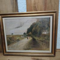 grande quadro. formato. dipinto a Olio. 