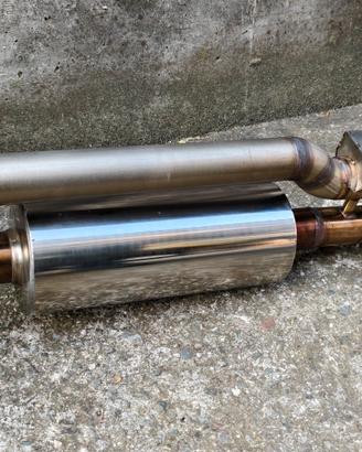 Scarico Suzuki Samurai INOX con valvola