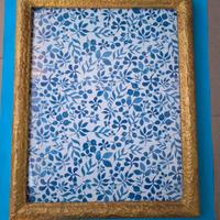 Cornice legno ruvida   oro  (1093)