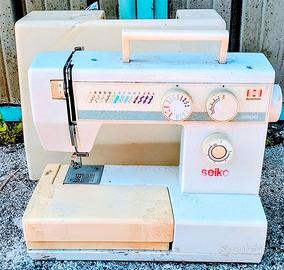 Macchina da cucire SEIKO 3800 da testare.