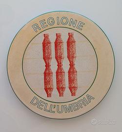 Piatto celebrativo Regione Umbria