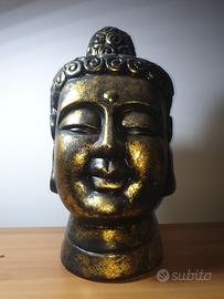 Statua Testa di Buddha h40 cm