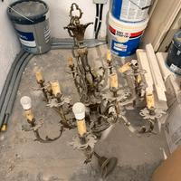 Lampadario antico vintage lampada arredamento