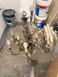 Lampadario antico vintage lampada arredamento