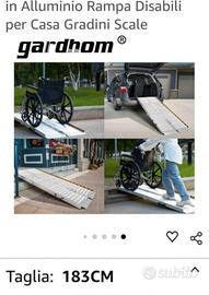 Rampa in alluminio per disabili