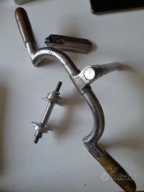Manubrio condorino, mozzo Bianchi, puntale corsa