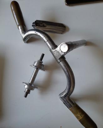Manubrio condorino, mozzo Bianchi, puntale corsa