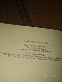 "primaedizione" il signore degli anelli Rusconi 