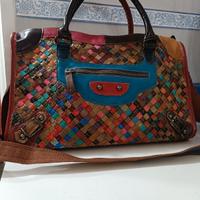 borsa city bag vera pelle artigianale 