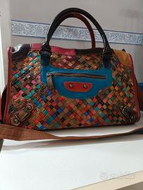 borsa city bag vera pelle artigianale 